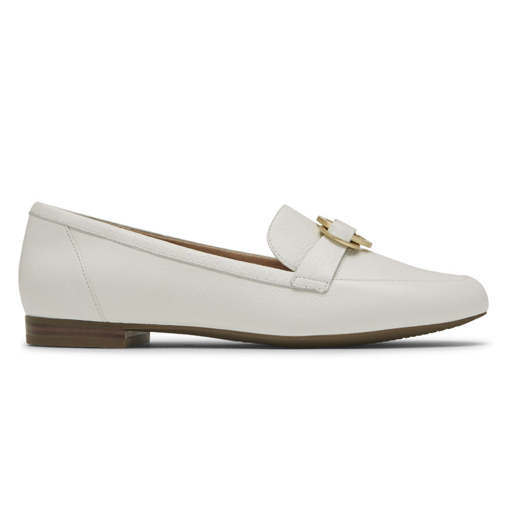 Rockport Womens Total Motion Tavia Ring - Loafers White - GVA175823